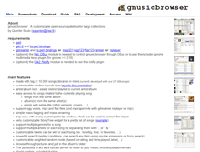 Tablet Screenshot of gmusicbrowser.org